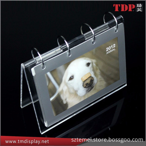 promotional acrylic desk calendar